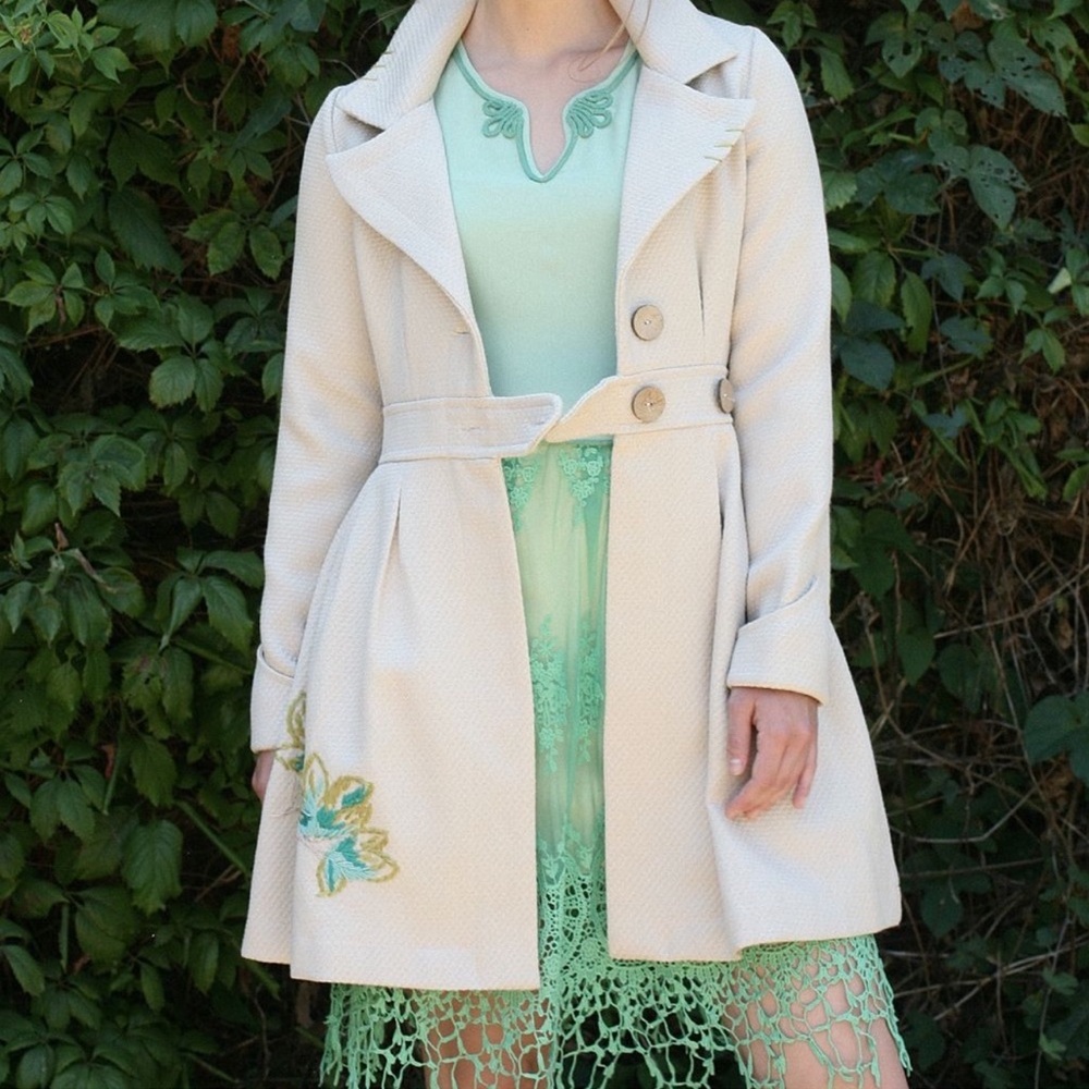 Anthro Nick & Mo Moonlight Trench Coat